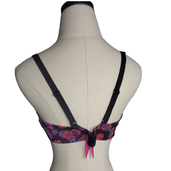 Maidenform Intimates Dark Floral Padded Underwire Bra 40C - Picture 8 of 9